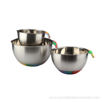 Stainless Steel Nesting Camo Painting Mixing Bowls